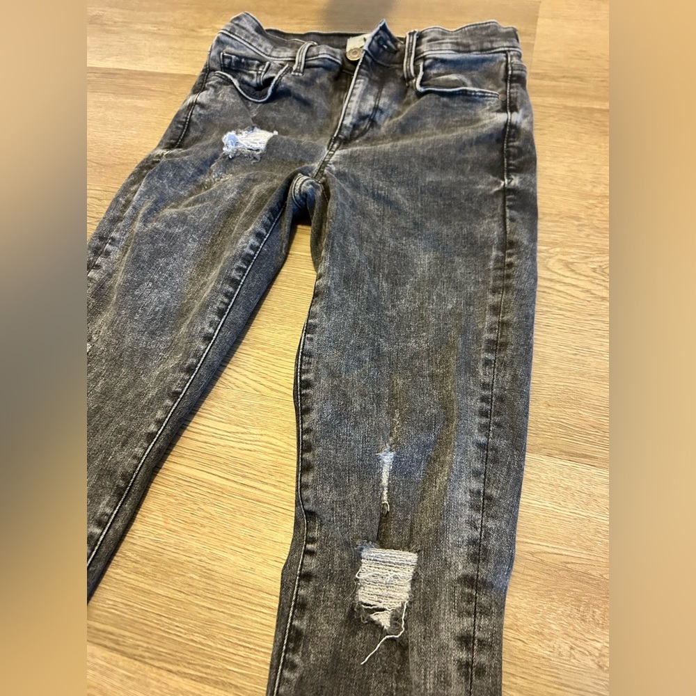 Dark Grey Skinny Jeans - Gap